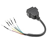 16pin Stecker OBD OBD2 Stecker Diagnosekabel Buchse K Line Can Line Jumper Tester für Motorrad Auto LKW Fahrzeuge Auto Diagnosegerät