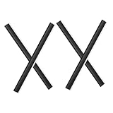 Homoyoyo 4Stücke Gummistreifen für Kehrschaufeln Ersatzrand für Effizientes Robustes Material Vielseitig Einsetzbar Einfach zu Handhaben