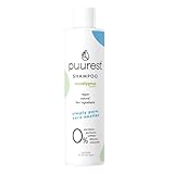 Puurest shampoo ohne sulfate parabene und silikone, ohne alkohol, ohne salz - natural & vegan - sulfatfreies, parfümfrei - mit Eukalyptusöl & Jojobaöl, 250ml