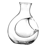 HOLIDYOYO Eiswein Dekanter Karaffe Dekanter für Spender Weinbelüfter und Dekanter Wein dekantieren bierkühler Getränkeverteiler Weinflasche aus Glas Dekanter trinken Transparent