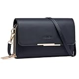 Roulens Klein Handy Umhängetasche,Damen Kleine Umhängetasche, Veganes Leder Crossbody Schultertasche Reisepass Handytasche mit Kartenschlitz Verstellbar Abnehmbar Schultergurt