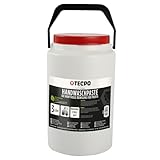 TECPO Handwaschpaste 3 Liter Handseife Reinigungspaste mit Citrusduft reinigt und pflegt hautschonend hartnäckige Verschmutzungen
