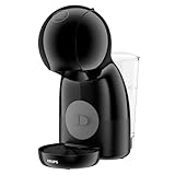 NESCAFÉ Dolce Gusto Piccolo XS by KRUPS, Kaffeekapselmaschine, 15 Bar, 0,8l Wassertank, Energiesparmodus, passt in jede Küche dank geringer Standfläche, Heiß- & Kaltgetränke, anthrazit, KP1A3B