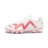 PUMA Future Play FG/AG Jr Fußballschuh, Fire Orchid White, 37 EU