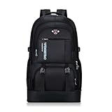 Aikelai 65L Reiserucksack Damen Herren,Erweiterbar Handgepäck Rucksack,Reiserucksack Groß,Laptop Rucksack Herren,Rucksack Wasserdicht,Arbeitsrucksack Herren,Business Backpacker Rucksack (Schwarz)