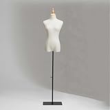 Schaufensterpuppe Körper Weiblich, Schneiderpuppe Mit Metallfuß Mannequin Torso Mit Verstellbare Höhe 132-190cm, Schaufensterpuppe Weiblich Für Schaufensterauslagen, Schneiderei Und Nähen