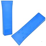 GARDENIX Forstkeil 2 Stück - Hochwertige, rutschfeste Kunststoffkeile 10 Zoll mit Widerhaken in Signalfarbe Blau, Fällkeil - extrem schlagfest und frostbeständig für sicheres Baumfällen