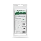 HighCheck Drogentest schnelltest Speichel Drogentest Drogenschnelltest für Speichel THC Speicheltest für Cannabis Sensitivity 3ng/ml