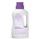 ALPENWERT Daunenwaschmittel 1L - Spezialwaschmittel für Daunenjacken, Bettdecken, Schlafsäcke & Kissen - sanftes Waschmittel für fasertiefe Reinigung & Pflege mit frischem Duft - Made in Germany