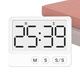 Großbild-Digitaltimer - Magnetischer Küchenwecker Mit LCD-Anzeige & Countdown-Funktion | Leiser Alarm Für Backen, Kochen & Lernen | Küchenhelfer Für Zuhause, Wohnheim & Büro