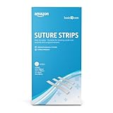 Amazon Basic Care - Wundverschlussstreifen, hypoallergen, steril, 4 Größen, 60 Stück