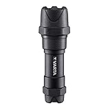 VARTA Taschenlampe LED 6 Watt inkl. 3x AAA Batterien, Indestructible F10 Pro Leuchte, Lampe, Arbeitsleuchte mit zwei Leuchtmodi, extrem robuste Taschenleuchte, klein, wasser- und staubgeschützt