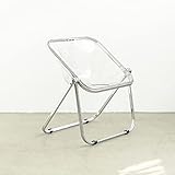 Klappstuhl mit Chromgestell, faltbares Design für den privaten und gewerblichen Gebrauch