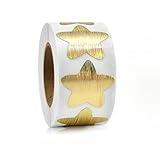 500 Stück Funkelnde Aufkleber für kreative Anlässe – Weihnachtssticker, Neujahr Aufkleber, Geschenkaufkleber, Party Sticker, Deko Etiketten und Paket Label für festliche Dekorationen (C, 25mm)