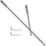 HEALEEP Bohrerverlängerungsstangenset 4 Stück 150mm und 300mm aus Kohlenstoffstahl mit Sechskantschaft für Handwerker und Enge Arbeitsbereiche