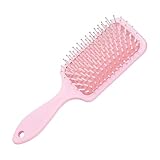 Druckanpassung Föhnbürste Mit Flexiblen Borsten | Entfernung von Verunreinigungen Entwirrbürste Für Verhedderte Haare | Styling-Werkzeug Für Dickes Lockiges Feines Nass-Trockenhaar