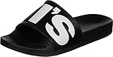 Levi's Damen Badeschuhe June L S Slides, Black, 39 EU