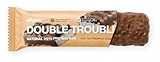 Vilgain Double Trouble Protein Bar | Zweischichtiger Nussriegel mit 29% Protein & Stevia-Süße | Riegel Ideal für Muskelaufbau & Snack (55g, Haselnuss)