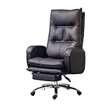 Yinj9562fg Chefsessel Ergonomischer Bürostuhl mit Liegefunktion for Homeoffice, Gaming und Wohnheim, bequemer Chefsessel aus Leder Ergonomischer
