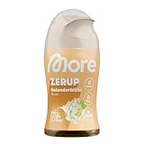 MORE Zerup, Holunderblüte, 65 ml, für bis zu 8 l Fertiggetränk, zuckerfreier Sirup mit echten Fruchtextrakten, vegan, zero Kalorien - made in Germany