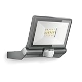 Steinel LED-Außenstrahler XLED ONE S anthrazit, 180°-Bewegungsmelder, 18,6 W, 2050 lm, 3000K, für Zufahrt, Hof und Garten, 065249, Aluminium