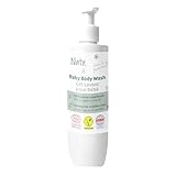 Naty Baby Waschgel 240ml – natürlichen Ursprungs, keine Tränen, ohne Duftstoffe, ohne Sulfate (SLS/SLES), dermatologisch getestet, vegan, zertifizierte Naturkostmetik (COSMOS Natural)