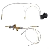 Sicherheitsventil für Terrassenheizungen, Thermoelement, Kippschalter, Ersatz-Set, 5-teiliges Set für Propangasheizungen