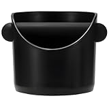 2-teiliges Klopfbox-Set für Espresso, Mini Runde Klopfbox mit Pulvernadel, ABS-Kunststoff, spülmaschinenfester Boden, Espresso-Zubehör für den Heimgebrauch