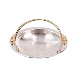 Kochtopf, Premium-Edelstahl, Paella, japanische Sukiyaki-Pfanne, Edelstahltopf, Hot Pot, antihaftbeschichtet, chinesischer Wok, Camping-Kochgeschirr, Kochkessel, praktischer Suppen