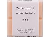 Duftzauber Tabs – Aroma-Schmelzlinge aus Duftwachs | Schmelztabletten für Duftlampen & Wachswärmer | Aromawachs für intensives Dufterlebnis (Quadrat, Nr.21 - PATCHOULI)