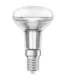 Osram LED Star R50 Reflektorlampe, Sockel: E14, (2 Birnen) Warm White, 2700 K, 2,6 W, 210 lm