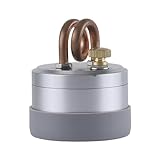 harayaa Spirituskocher Spiritusbrenner Spirituskocher Brenner Mini Spirituskocher Brenner zum Backen, Silber mit Pad