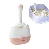 Katzenstreuschaufel - Wandmontierte Katzenkot-Schaufel | Katzenschaufel Mit Halter | Haustierzubehör Für Wohnung, Haus, Reisen, Park, Kaninchen, Drinnen, Draußen, Welpen | Feinmaschige Doppelgröße Fre