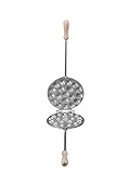 CBE BACKFORM A HERZWAFFELN NOIX- WAFFELEISEN ÜBER DIE FEU- GERÄT NUSSMAKER NUSSBÄCKER WAFFELEISEN NUSS FÜR, Made IN Italy