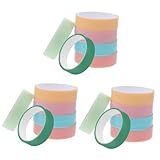 SHINEOFI 3 Sätze Farbklebeband Für Kugeln Geiles Band Farbiges Band Schläger Magnetband Stressabbau Dekompressionsspielzeug Klebebänder Kugelbänder Plastik 6 Rollen * 3