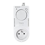 Fenix 9900330 Thermostat/Steckthermostat TS 01, temperaturabhängig geschaltete Steckdose mit einfacher analogen Steuerung für die Regulierung, 11 28 Grad C, 230 V/50 Hz (Czech Plug)