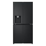 LG GML861EPPE Side by Side Slim Kühlschrank, Klasse E, 506 L, Multi-Door Kühlschrank mit Gefrierfach, Eis-, Crushed Ice- Wasserspender mit UVnano, Total NoFrost, Smart Inverter Kompressor, Wi-Fi