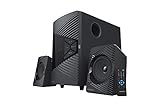 Creative SBS E2500 Leistungsfähiges 2.1-Bluetooth-Lautsprechersystem mit Subwoofer für Computer und Fernseher, Schwarz