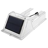 babominimer Angetriebene Türklingel-Regenschutz, 215 x 115 mm, transparentes Design, Wetterschutz, mit Panel, kompatibel mit kabellosen Standard-Türklingeln, Türklingelscheibe