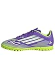 adidas Unisex Kinder F50 Club Turf Football Boots Kids Fußballschuhe, Purple Rush/Cloud White/Lucid Lemon