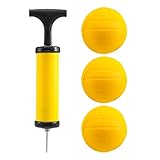 Hklshyd Roundnet Spiel Ball Austauschbare Wettkampf BäLle Mini Volleyball 3 Pack mit Pumpe