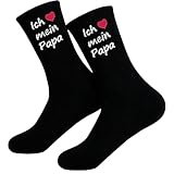 FEOEDY Unisex Socken Baumwolle 36 to 45 - Papa Kreative Ideen für lustige Geburtstagsgeschenke - Schwarz