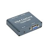 Asyduey VGA auf USB Capture 1080P Audio- und Videoaufnahme, VGA-Eingang und USB-Ausgang, kompatibel mit Android, Linux-System, einfache Installation