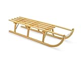 Ress Rodelschlitten Davoser Art 115 cm, natur lackiert, ohne Rückenlehne, Qualität Made in Germany