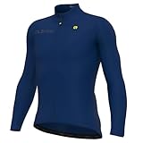 Alé Cycling Herren Solid Fondo 2.0 Langarm-Trikot, Blau, XL