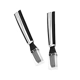 BAZEITFLOW 2 Stück Edelstahl Frühlingszwiebelschneider Multifunktionaler Kräutermesser Küchenwerkzeug Mit Hoher Rostbeständigkeit Und Kompakter Bauweise Für Einfaches Schneiden