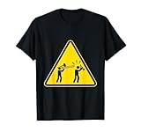 Posaune Achtung Gefahr lustiges Posaunen Musiker T-Shirt