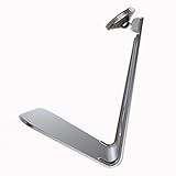 BRIGHTFUFU Magnetischer Aluminium Desktop Halter Drehbar Verstellbarer Tablet und Phone Ständer mit Weicher Oberfläche Multifunktional für Laptop Tablet und Mobiltelefon