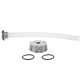 AKOOSY Ausgießdüse 36,6cm für Benzinkanister aus Bruchfestem Material mit Metallkappe und Dichtungsring Auslaufsicherer Ersatz Ausgießer für Kraftstoffkanister Zubehör für Garten