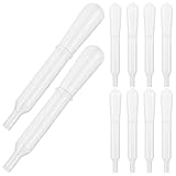 HOODANCOS 30 Kleiner Tropfflaschen mit Skalierung Präzise Kunststoff Pipetten für Tattoo Airbrush und Farbtransfer Kleine Flüssigkeitsdosierer für Labor und Hobby